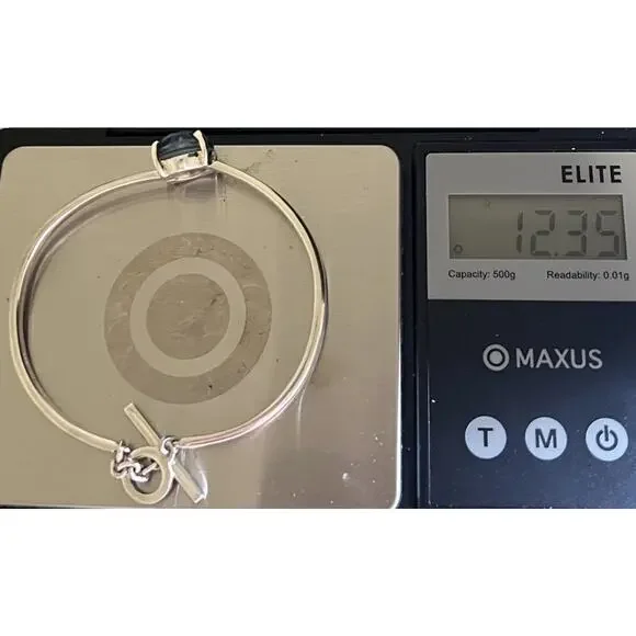 Ippolite 925 Crystal Quartz & Mother Of Pearl Chain Bracelet 12.35G / 6 In - Picture 10 of 10